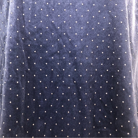 Elle Crepe Knit Velvet Tee NWT Small - Picture 3 of 7